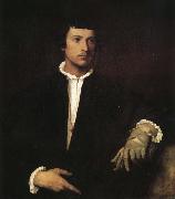 TIZIANO Vecellio Those who wear gloves France oil painting artist
